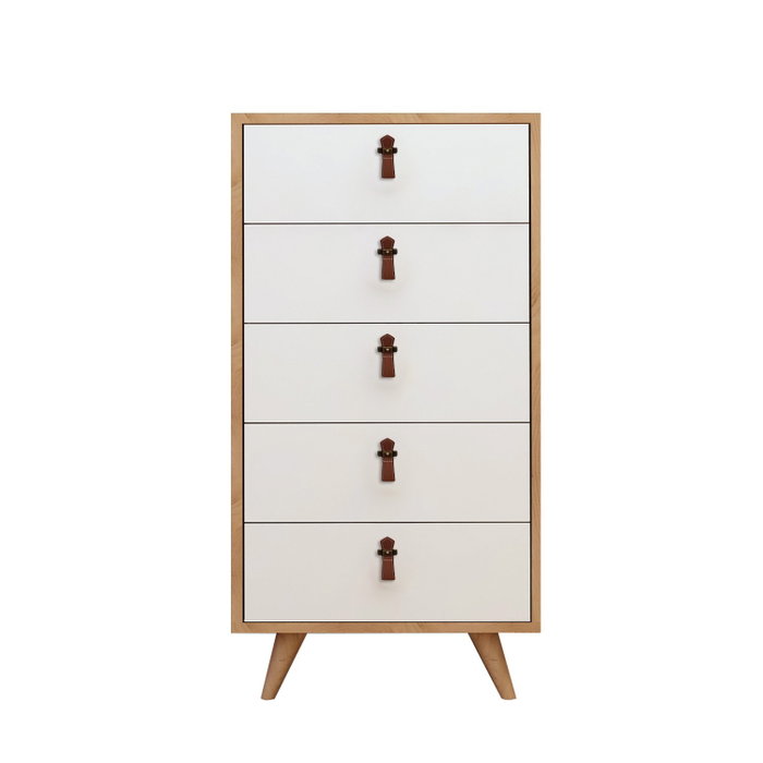 Hanah Home Frenzu Cómoda Roble y Blanco
